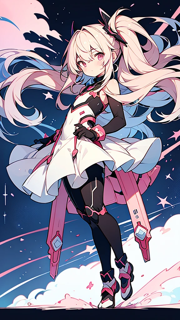 anime style shota character,1person,hyper pretty shota wearing ultra cute Combat body suit,shota is flat body,pale pInk long hair,cross-dressing,