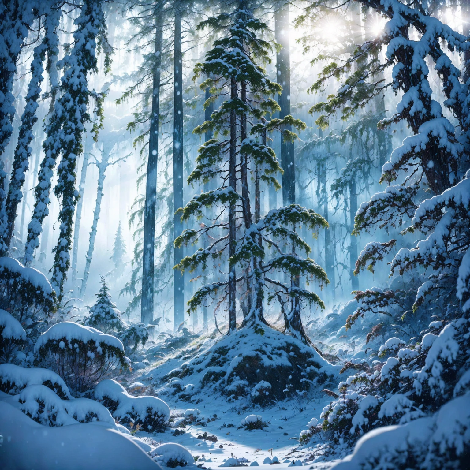 Snow forest, Jungle