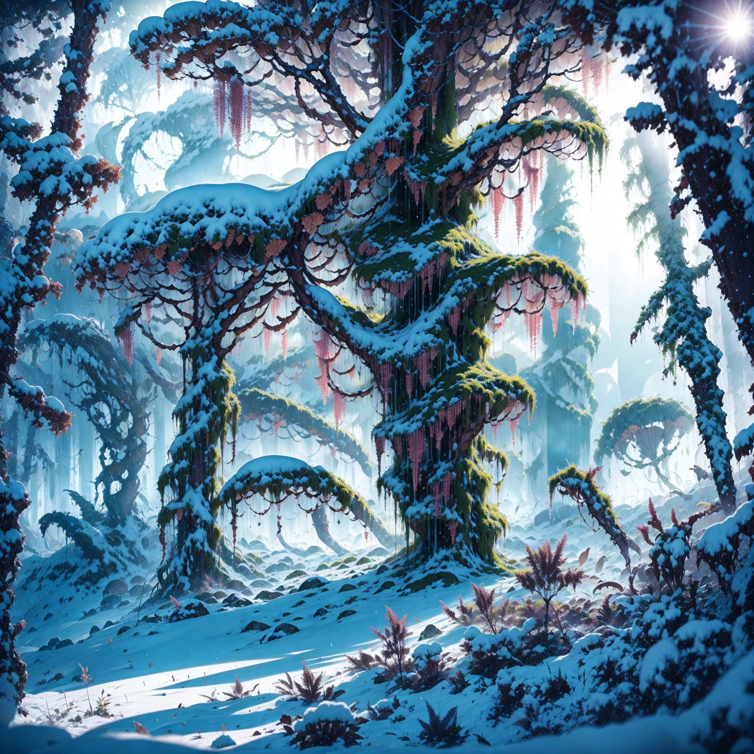 Snow forest, Jungle