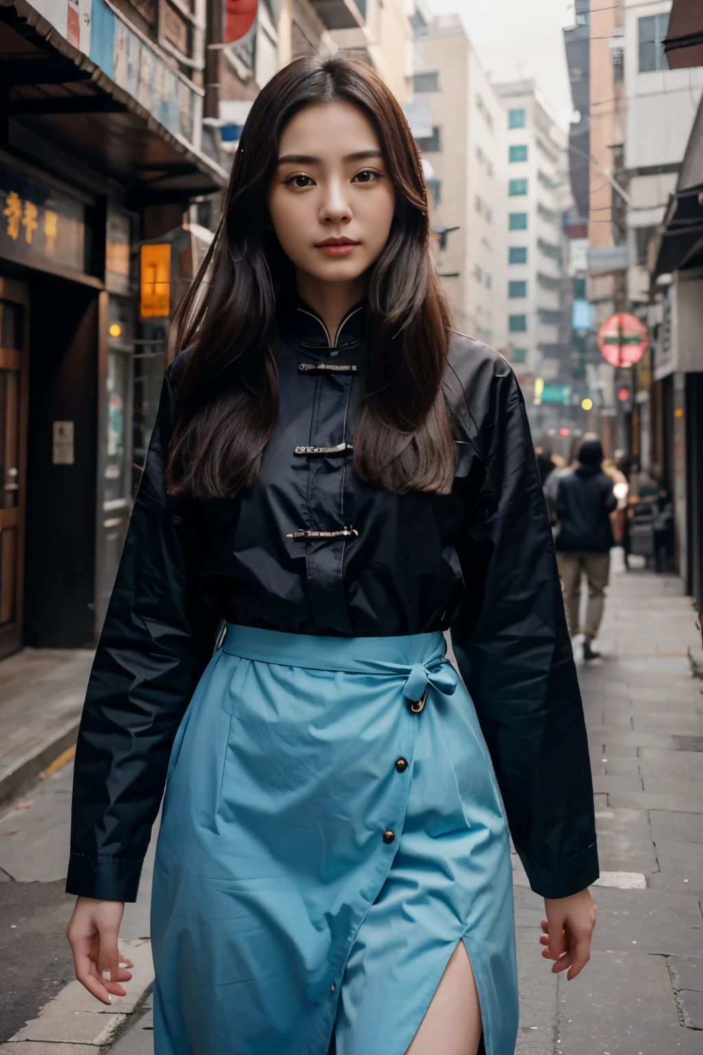 Novel xianxia image, woman, long air, 25 year old