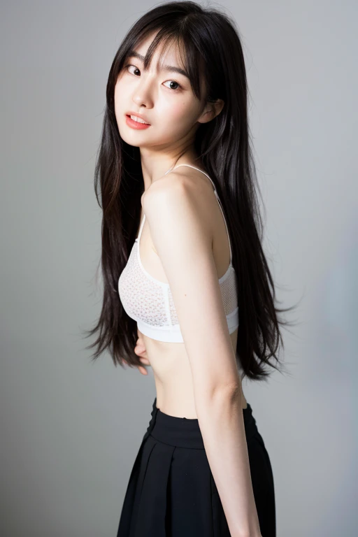 Ultra HD、Japanese、Long Hair、Sexy、mouth slightly open、Realistic、model、slender、Slender、Standing posture