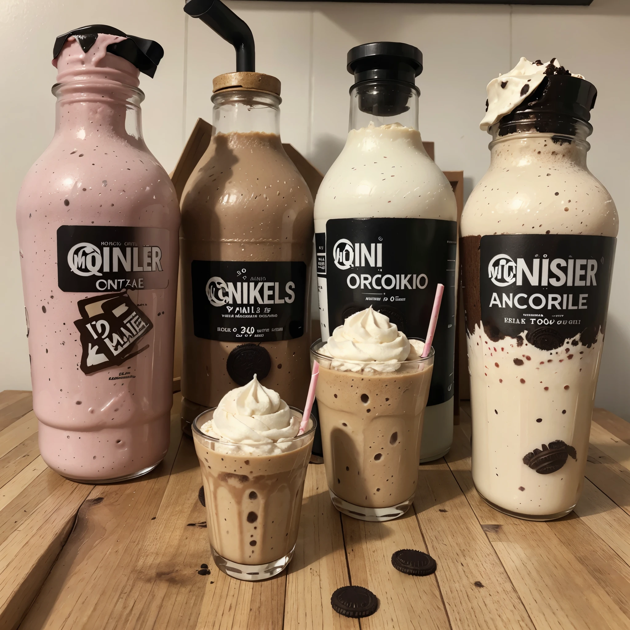 Promotion of 2x1 vanilla and oreo milkshakes