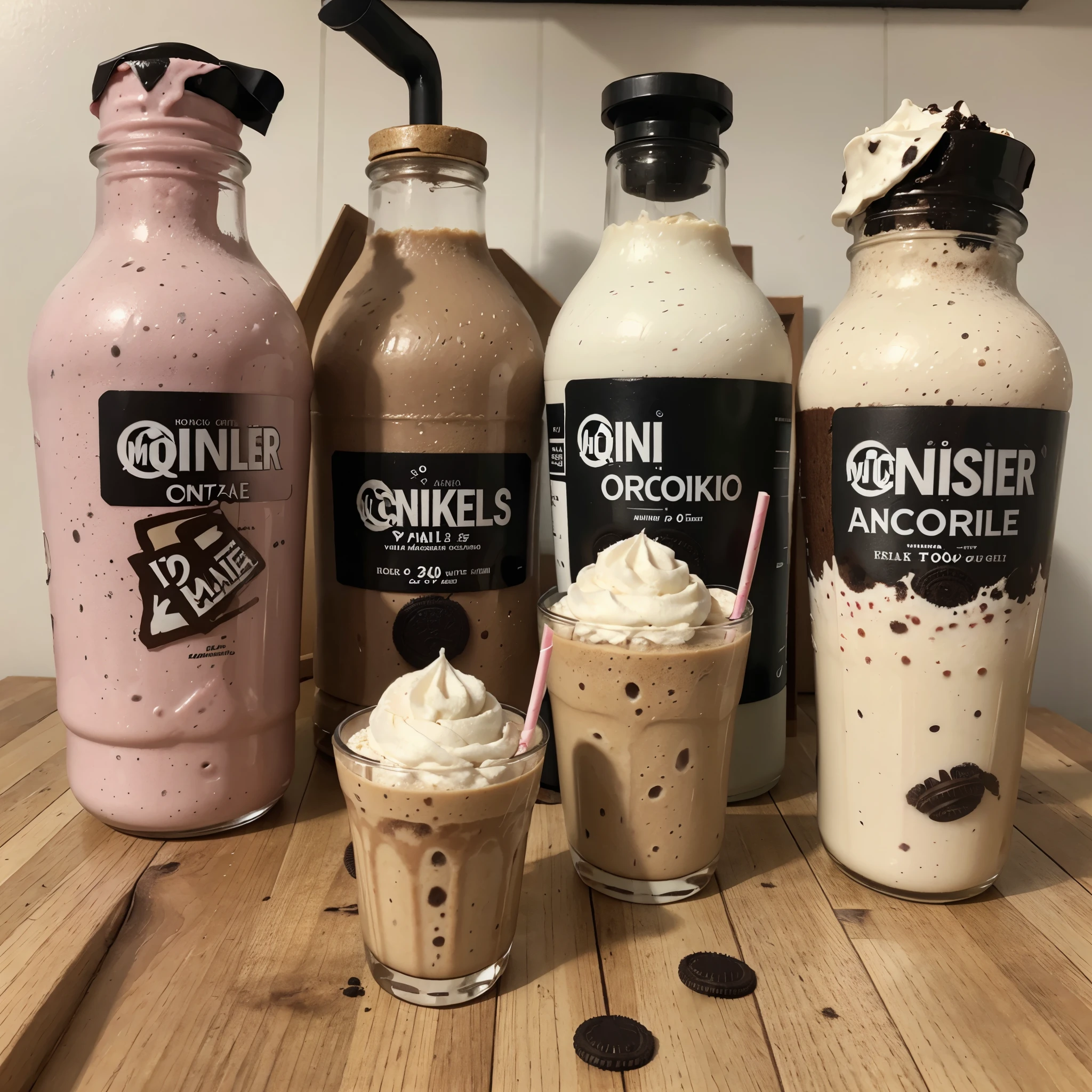 Promotion of 2x1 vanilla and oreo milkshakes