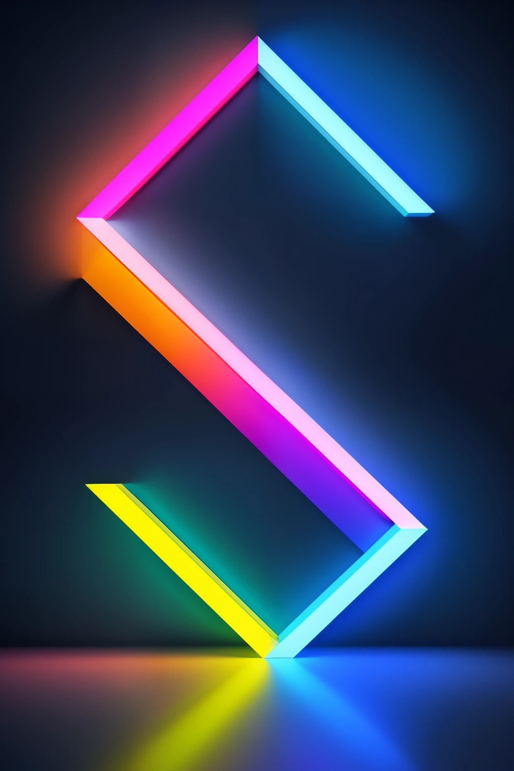 (Digital Letters, abstract, minimalistic, vibrant colors, high-contrast, modern setting, clean background, detailed textures, 4k, sleek design, futuristic, geometric shapes, sharp edges, neon lights, trending on Behance, vector art, smooth lines, stunning visual effects, computer-generated, high-resolution, captivating typography, eye-catching, masterpiece:1.0)

A beautiful display of digital letters, radiant and abstract in design. The minimalistic style showcases vibrant colors and high contrast, creating an alluring modern setting. The clean background enhances the intricacy and detailed textures of the letters, adding