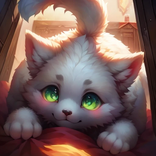 masterpiece, highest quality, (Perfect Face:1.1), (Attention to detail:1.1), (Ultra-detailed eyes), dramatic,Wolf,fluffy,baby,On the bed,Full body fur,boy,White fur,Black eyebrows,Wolf,baldness,baldness,baby,Whites of the eyes are light green,Cat Eyes,Slanted Eyes,Small eyebrows,Spread your legs,{{{Hip Focus}}},On all fours, Ass Focus,{{{{{Hip Focus}}}}}},Ass close up,Backwards,View from the back,looking at the camera,Show your ass,Stand up