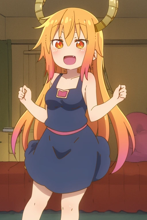 ((highest quality)), ((masterpiece)), (be familiar with), Perfect Face, indoor, Bedroom, Watching the audience,
One woman, Thor,
Open Mouth, Ecstatic expression, blush, smile,
Small breasts, Flat Chest, Young Girl, , , Girl,
Long Hair, Golden Hair, Orange eyes, Long Hair,
Leg spread,