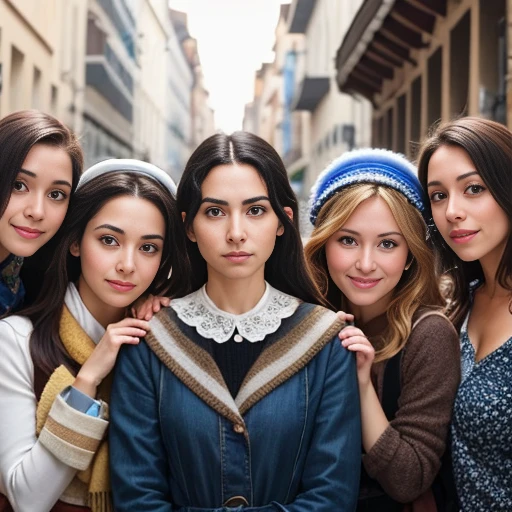 group of jew  focus on face.