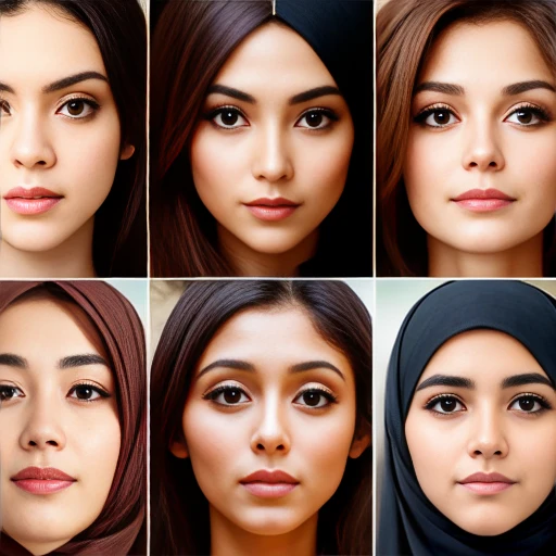 group of lebanese focus on face.