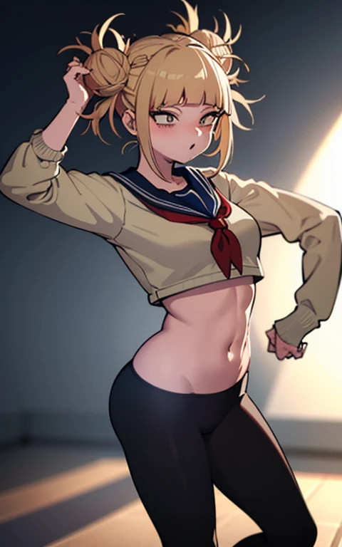 Kagamine rin , mini falda , bragas a la vista , rostro apenado , mejillas ruborizadas , viendo al espectador , imagen de cuerpo completo , (perfect body proportion)