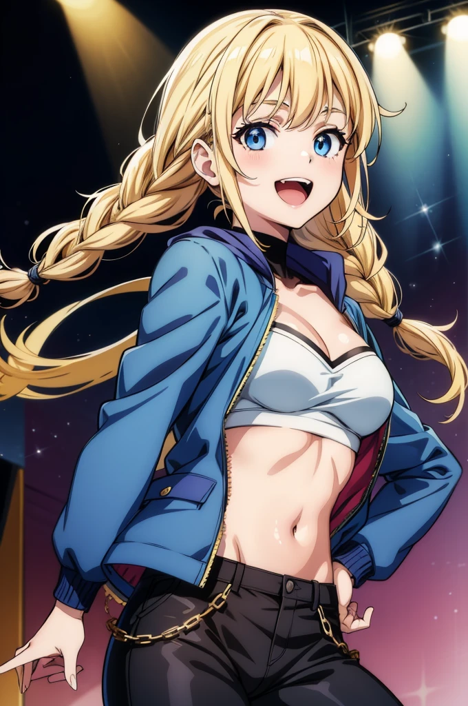 Prostitute, whore, orgasm, Blue eyes, denim shorts, white top, cat ears,