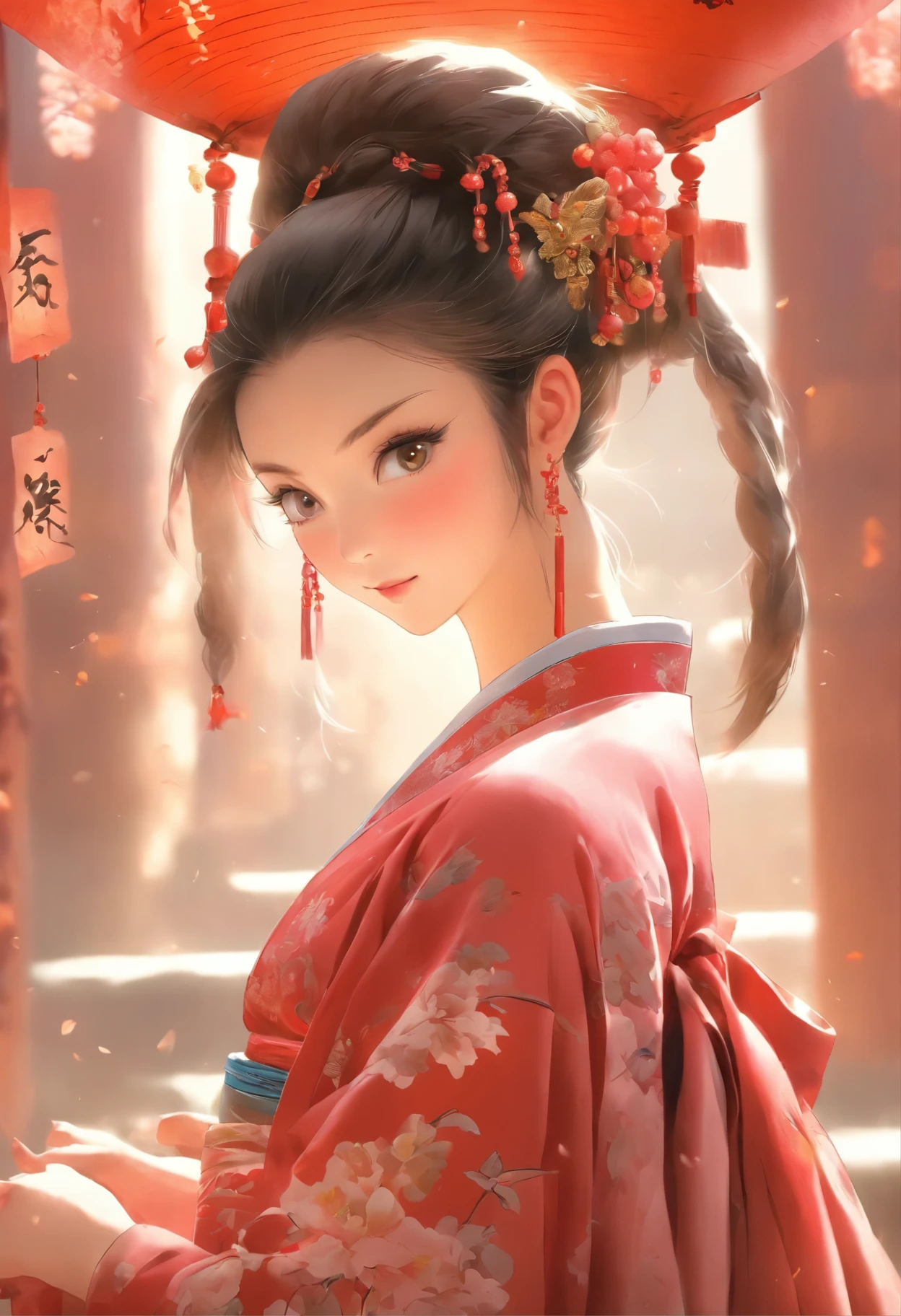 a beautiful young woman in a traditional chinese costume, in the style of salon kei, photo-realistic techniques, kinuko y. craft, 32k uhd, sonian, classical, historical genre scenes, serene faces --ar 69:128 --s 750 --v 5.2A girl with massive ass and slim figure big fuck by a man with huge dick clearly visible