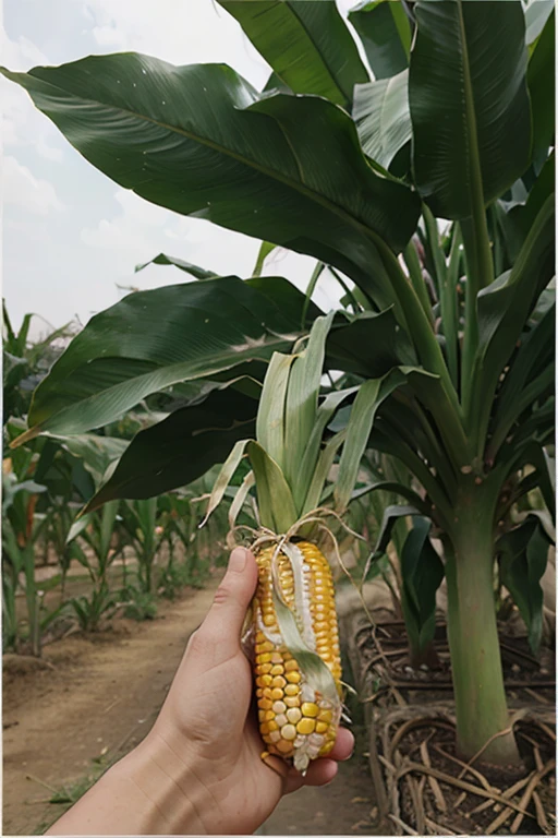 draw corn plantation