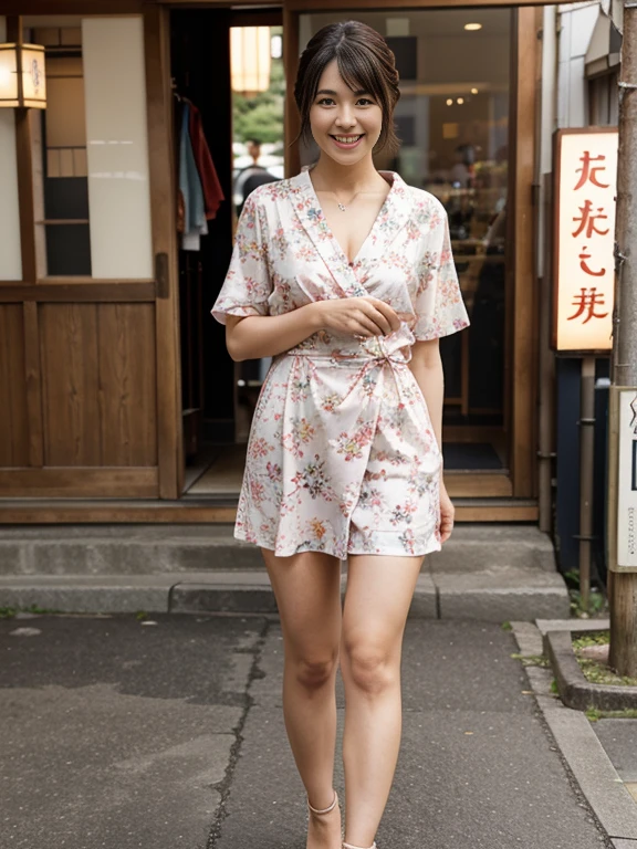 Adult women in Japan、healthy、Dynamic、smile、Beauty、Mannequin、on foot