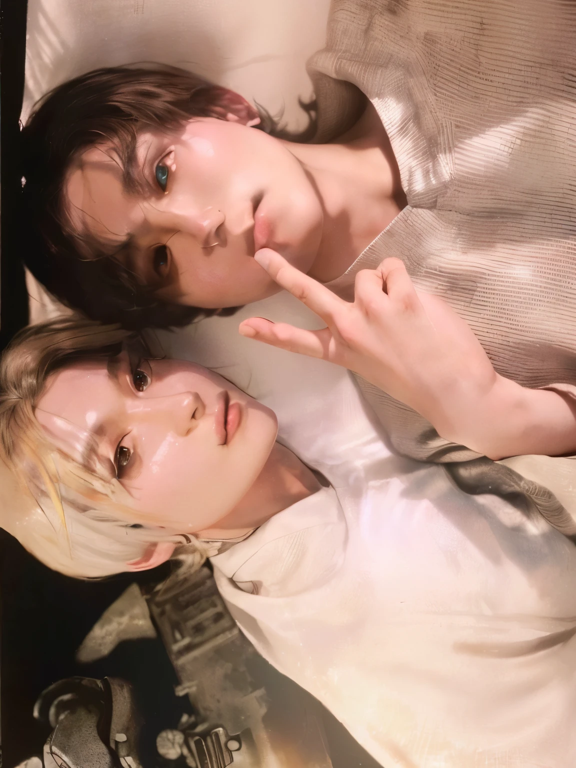masterpiece, best quality, (extremely detailed CG unity 8k wallpaper), (best quality), (best illustration), (best shadow), absurdres, realistic lighting, (Abyss), beautiful detailed glow, art by PeterMohrBacher, han jisung, lee felix, stray kids