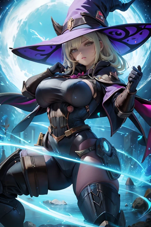 Realistic 3D style, beautiful girl, cool girl, (detailed glasses 8k) (detailed hat 8k) (detailed face 8k) (detailed hair 8k) (detailed clothes 8k) red lips, purple cloak, grey hair, 8K, HDR sharpen.