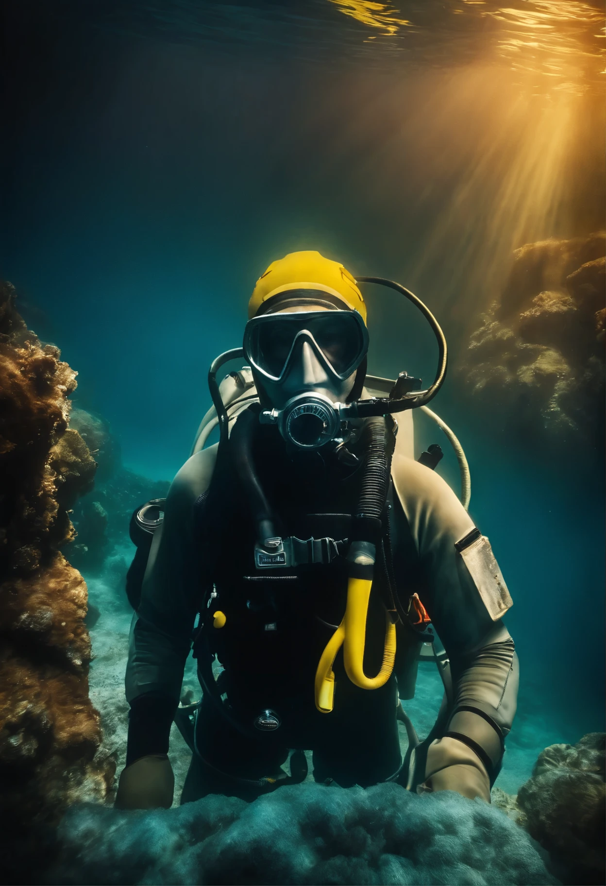 diver,deep sea,Titanic,adventure