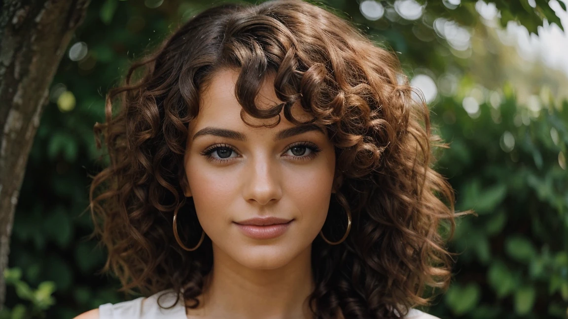 (the most beautiful woman in the world) curly defined curls