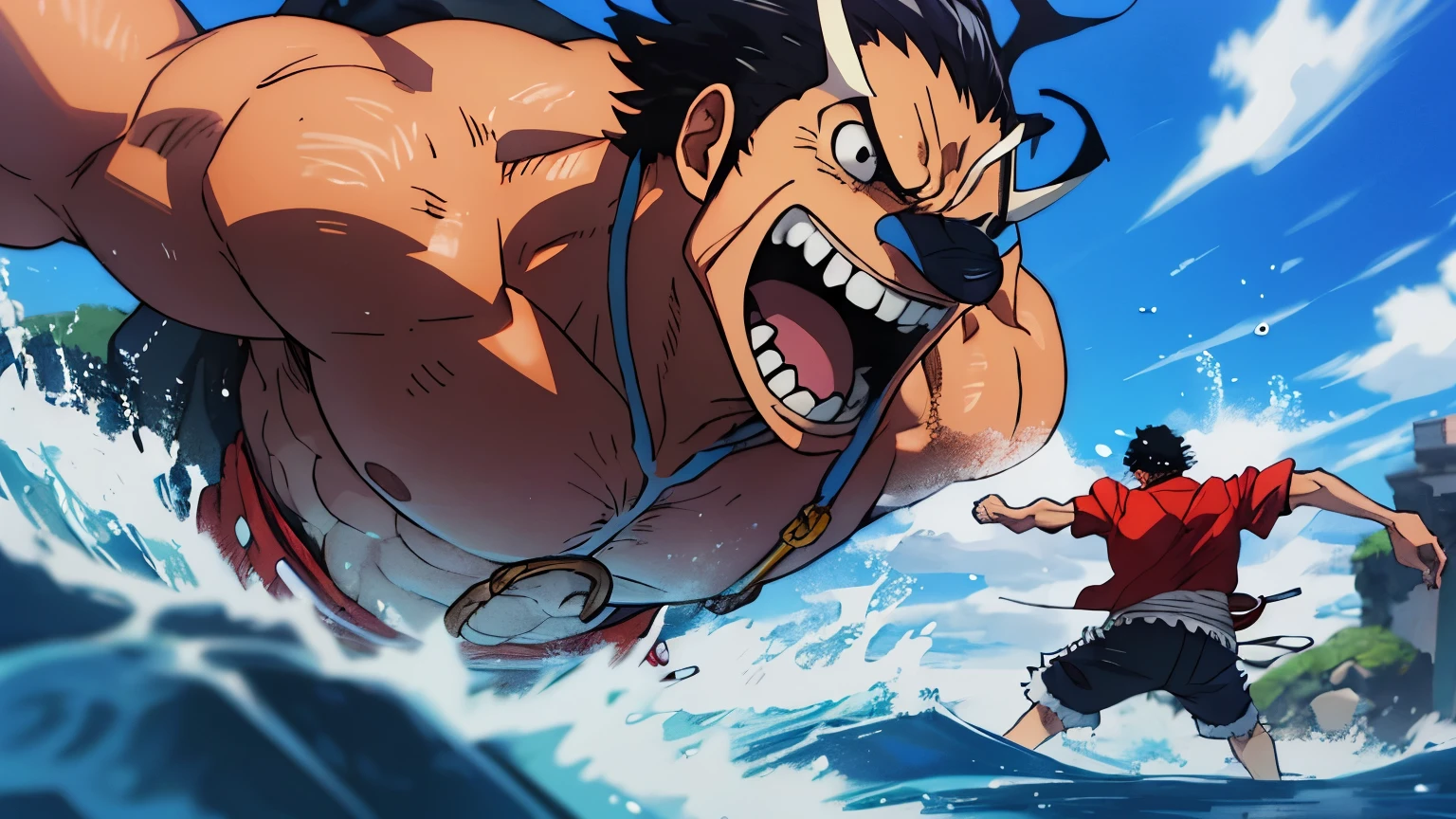 personagem de one piece monkey