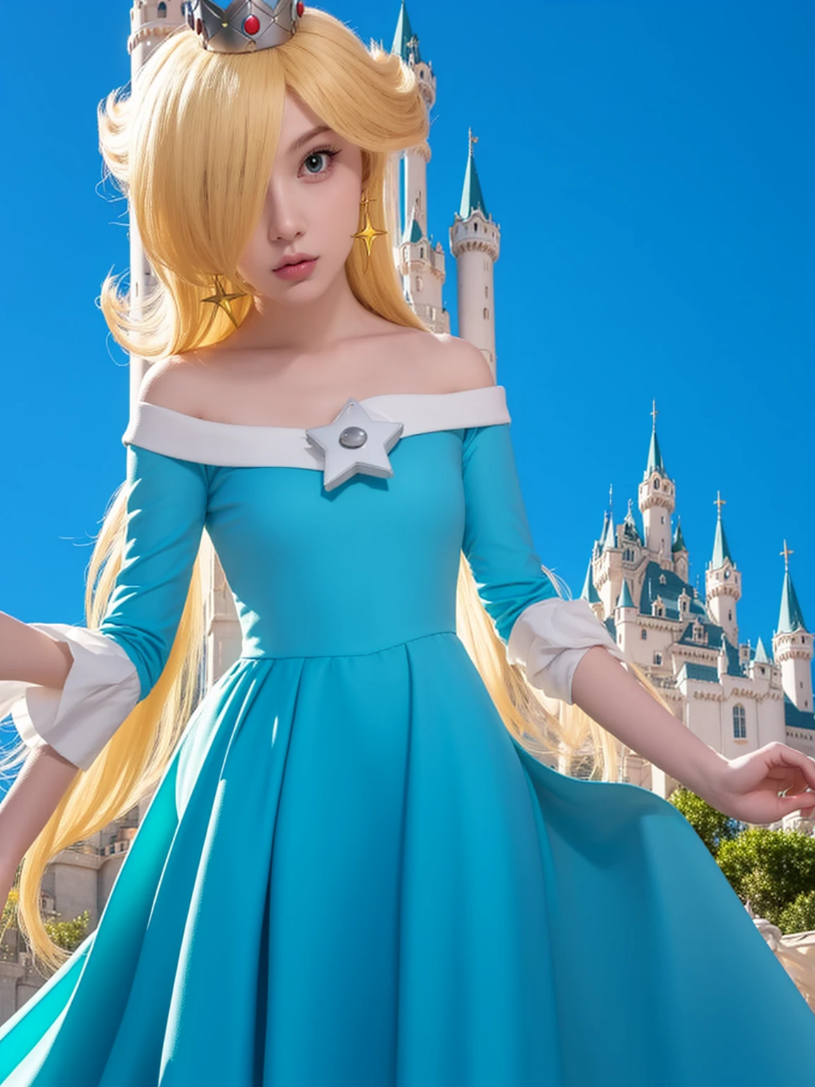 super mario castle background, super mario world background, princess rosalina