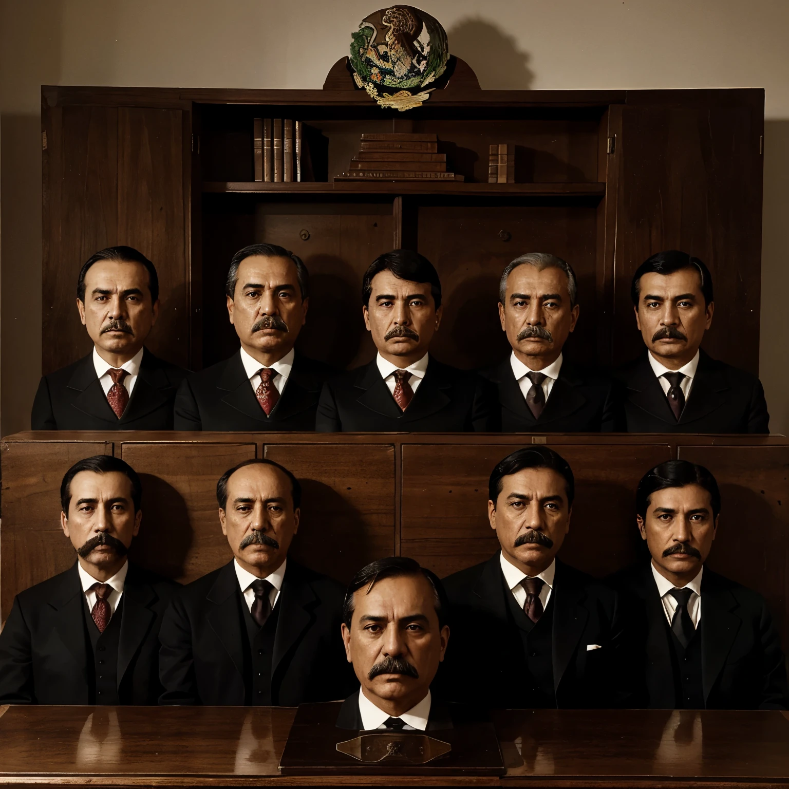 Porfirio Díaz's cabinets were made up of the heads of the Secretariats of State appointed during his nine different administrations as president of Mexico that spanned non-continuous periods from November 28 to December 6, 1876.,