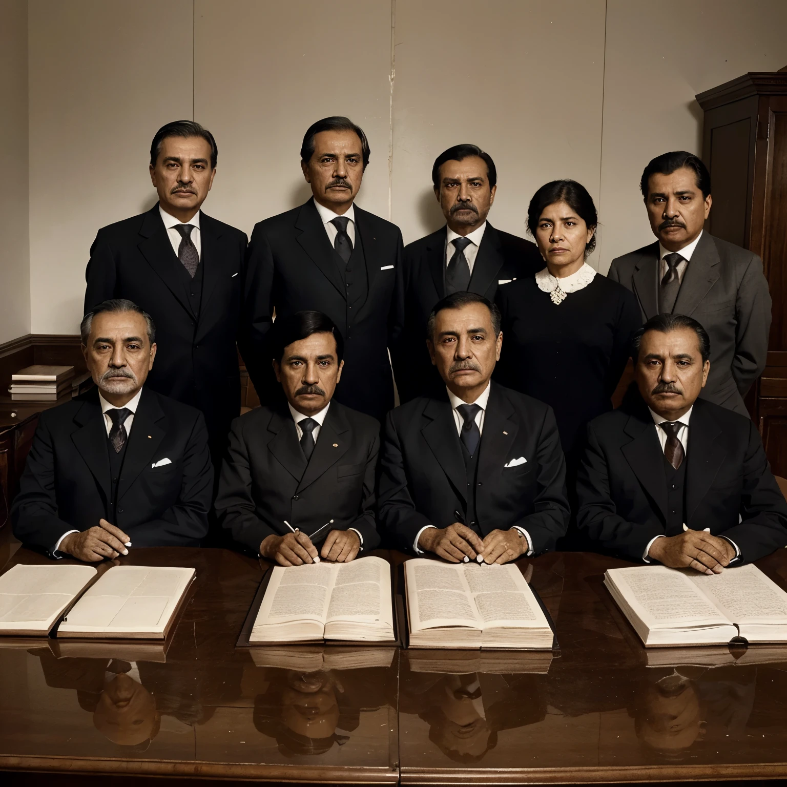 Porfirio Díaz's cabinets were made up of the heads of the Secretariats of State appointed during his nine different administrations as president of Mexico that spanned non-continuous periods from November 28 to December 6, 1876.,