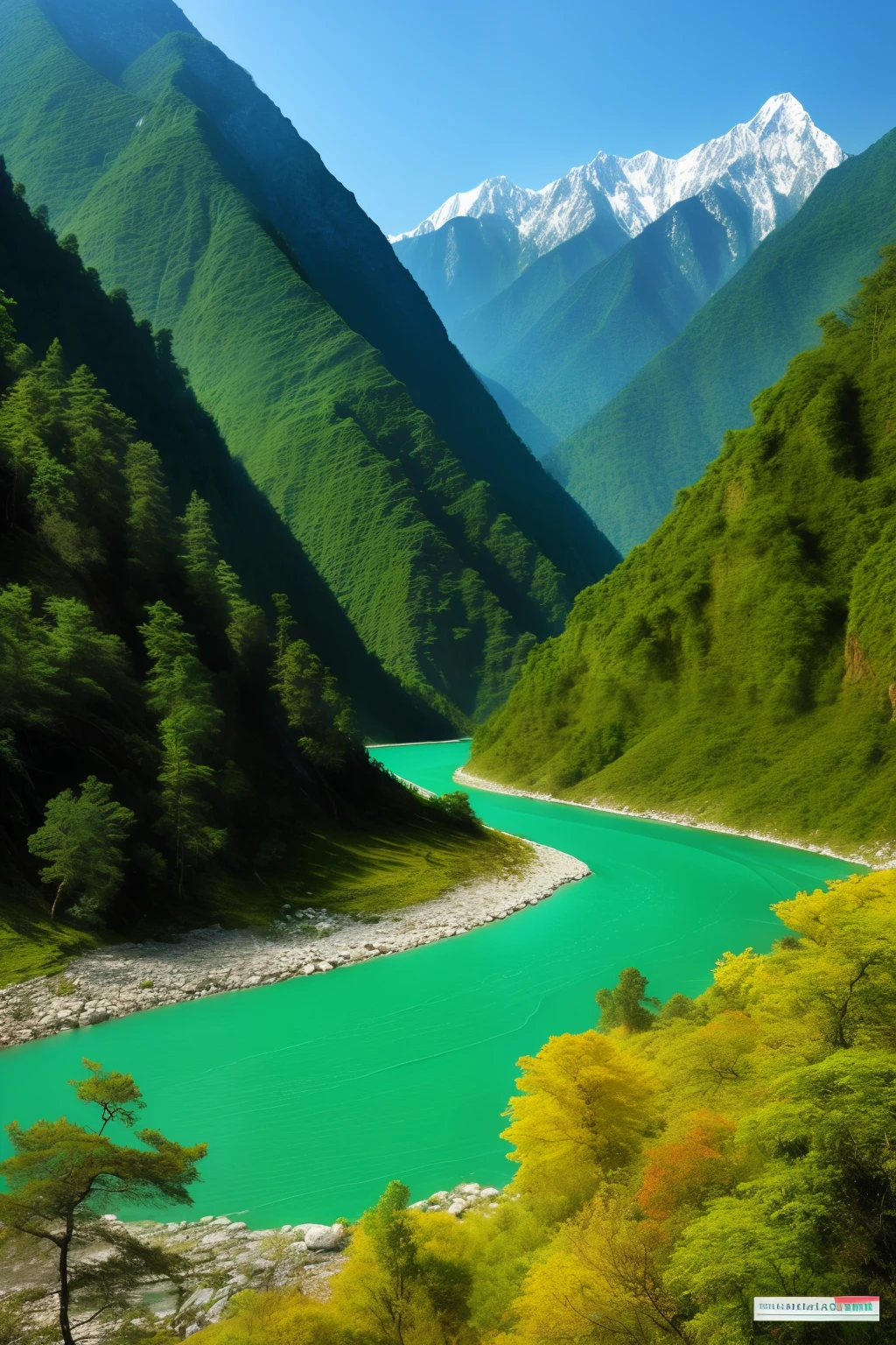 Immerse yourself in the breathtaking allure of Uttarkashi's mountains and Harshil Valley, as captured through the lens of hyper-realistic photography. This mesmerizing collection of images invites you to explore the sublime majesty of the landscape, blurring the boundaries between reality and fantasy.
Experience the sheer magnitude of the mountains, with every jagged peak and intricate valley contour rendered in meticulous detail. The vivid, lifelike colors of the foliage and the pristine, shimmering waters of the rivers and lakes transport you into this idyllic, otherworldly realm.
Each image is a testament to the masterful