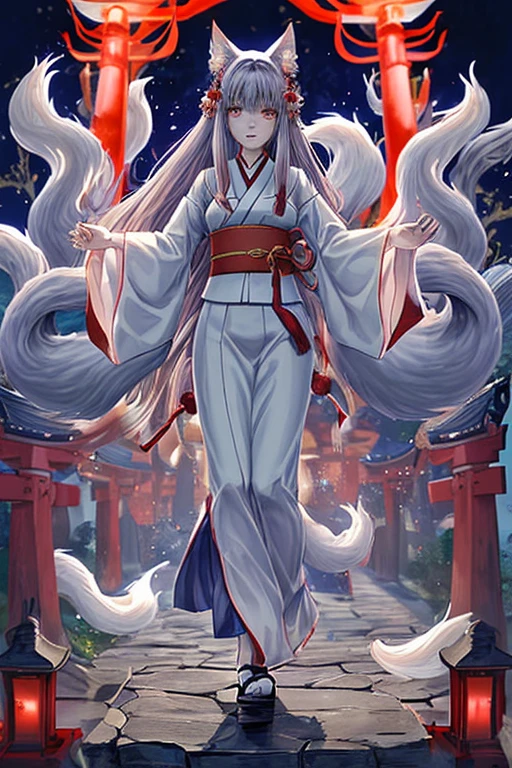 宇迦之御soul神、fox、Shrine maiden、Company、dim、foxの面、Purification、sakaki、Bone、torii、Apparition、Nine-Tailed Fox、Suspicious、fox火、soul、霊soul、妖fox、Gray Hair、Lantern sink、Fantastic、Mysterious、