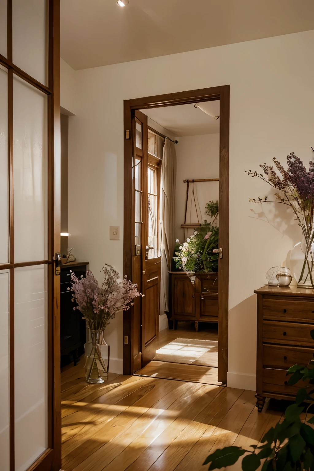 The studio was filled with the scent of roses, and as the summer breeze moved the trees in the garden, the heavy scent of lilacs or the faint scent of hawthorn penetrated through the open door.