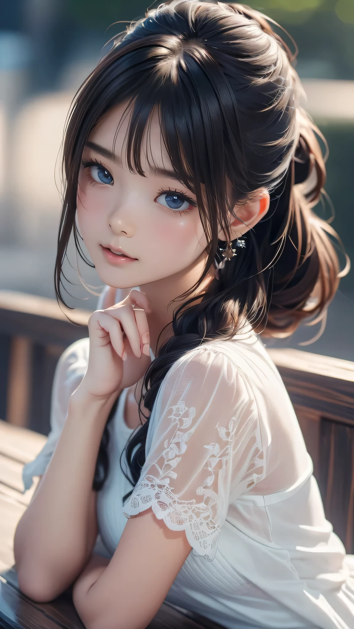 (random cute fashion),(random pose),(random hairstyle),(Highest image quality, (8K), Ultra-realistic, Best Quality, High quality, High Definition, high quality texture, high detailing, Beautiful detailed, fine detailed, extremely details CG, Detailed texture, realistic representation of face, masterpiece, presence)