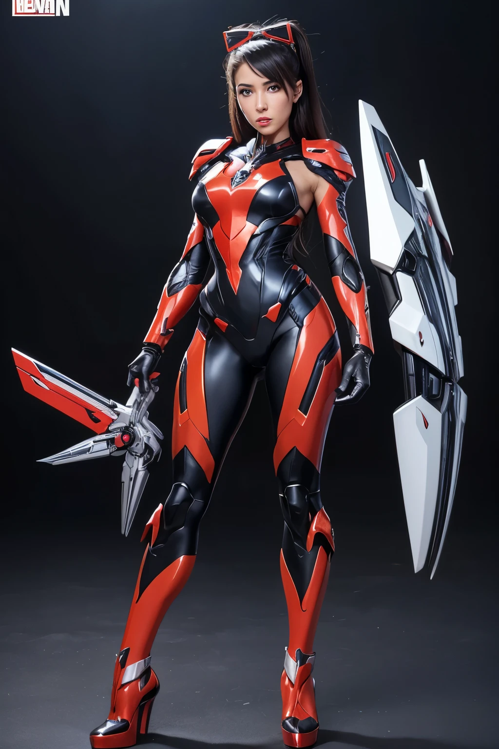 (masterpiece),(best quality:1.0),(ultra high resolution:1.0),robot, sexy girl, uncovered neckline, armor, helmet,chest armor, covered face, metal armor, claws, facial focus, wolfteam, 8k wallpaper, full body