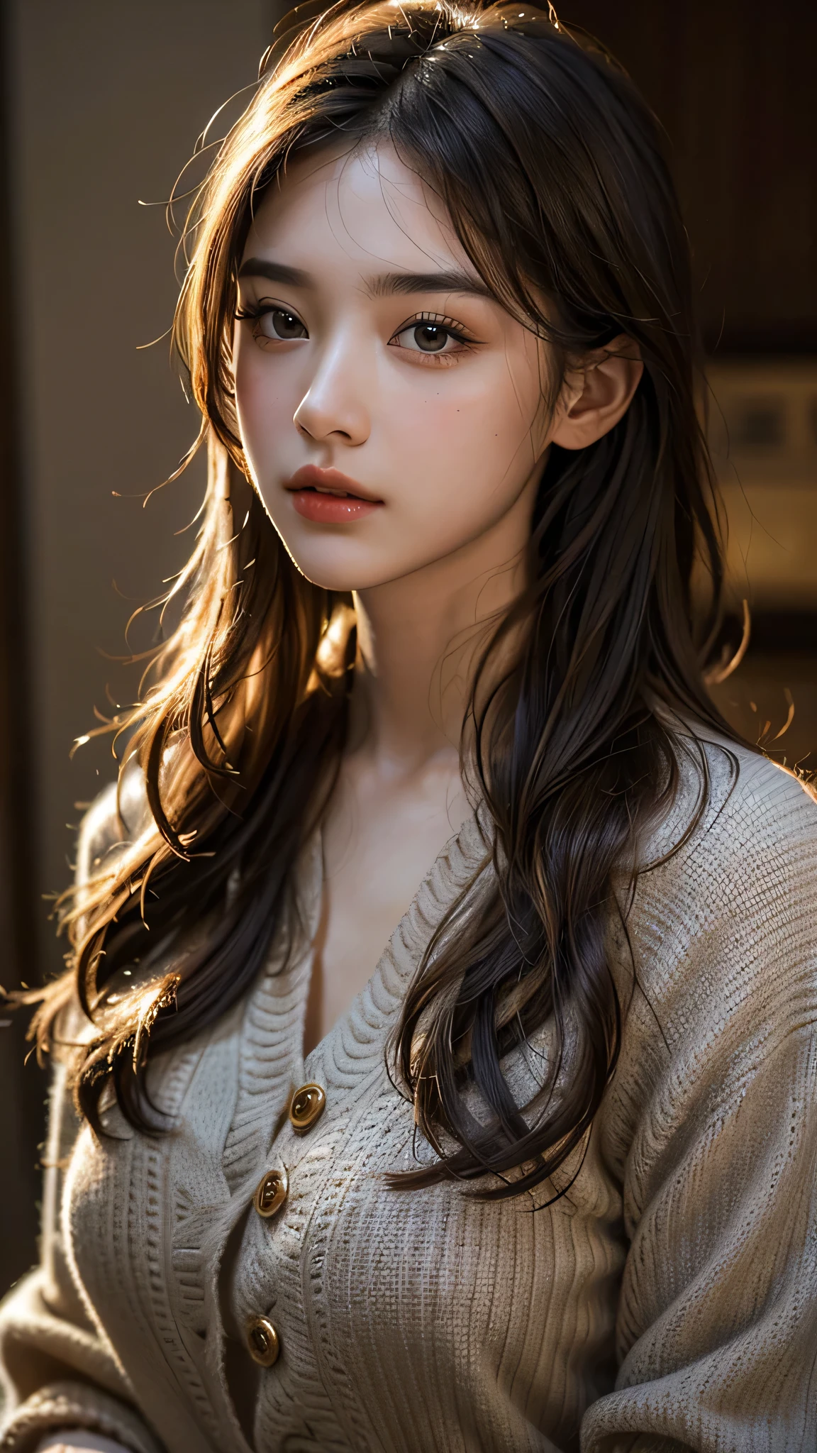 (realistic, high-quality, beautiful detailed face and eyes:1.3), OL, business suit, half body shot, (best quality, 8K, masterpiece:1.3), professional lighting, vibrant colors, elegant posture, confident expression, modern office setting, (subtle, natural, warm color tones), sharp details, glossy finish