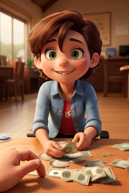 playing with money