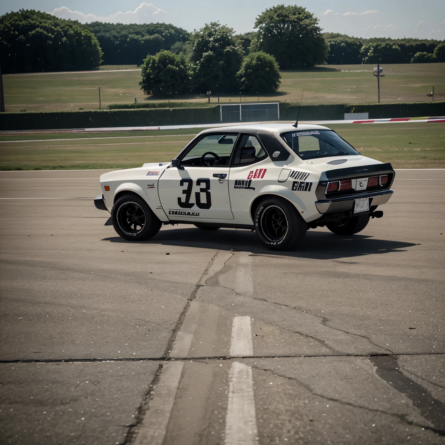 Make a chevrolet chevette gp2 drifting