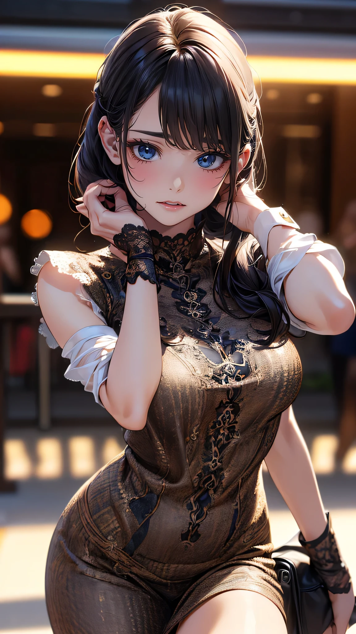 (random sexy fashion),(random pose),(random hairstyle),(Highest image quality, (8K), Ultra-realistic, Best Quality, High quality, High Definition, high quality texture, high detailing, Beautiful detailed, fine detailed, extremely details CG, Detailed texture, realistic representation of face, masterpiece, presence)