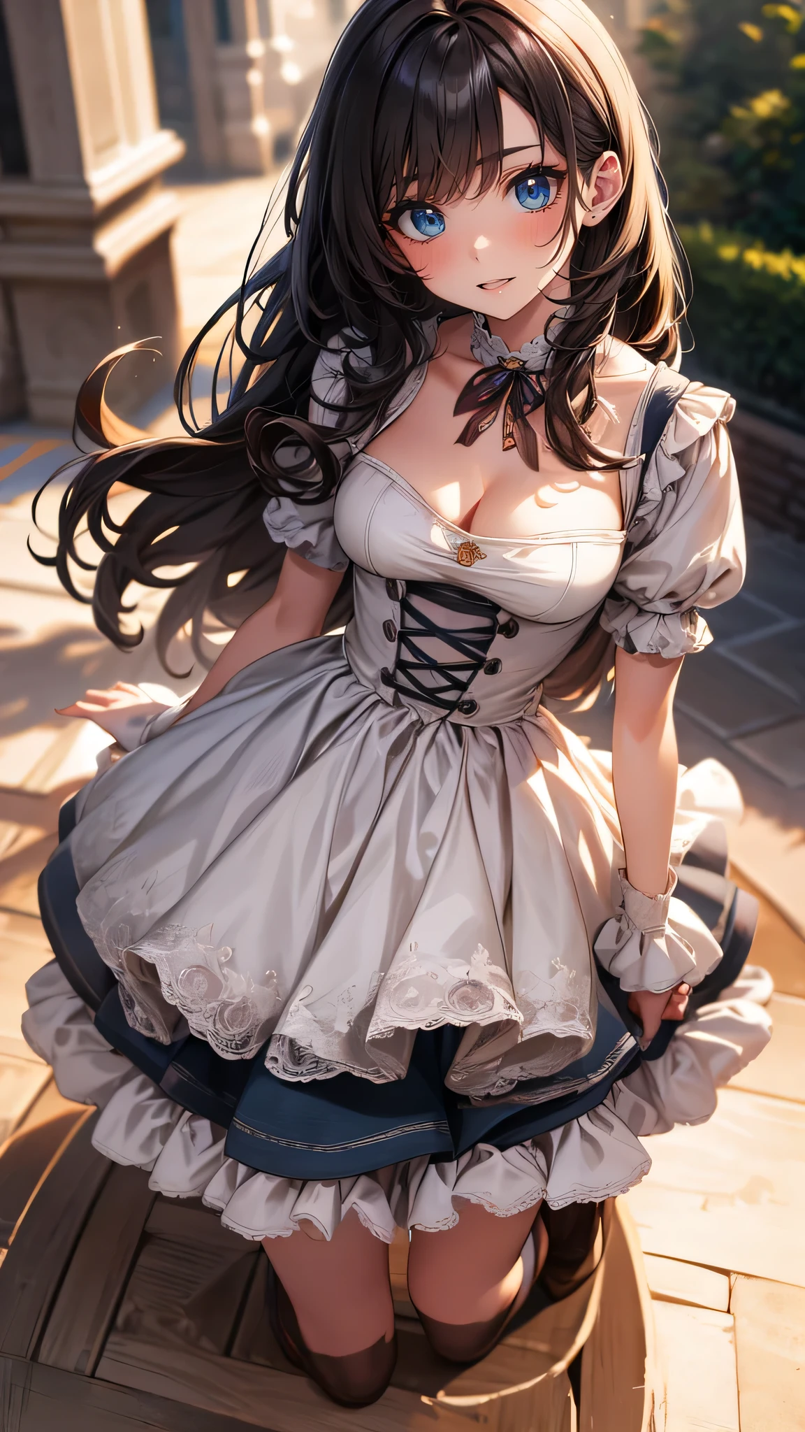 looking at viewer,high school girl,leaning forward,(random cute clothes),(random Lively pose),(Thin type),(large breasts),(random hairstyle),(Highest image quality, (8K), Ultra-realistic, Best Quality, High quality, High Definition, high quality texture, high detailing, Beautiful detailed, fine detailed, extremely details CG, Detailed texture, realistic representation of face, masterpiece, presence)