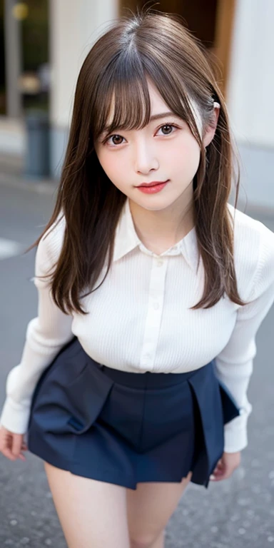 Tabletop, highest quality, figure, Very detailed, In detail, High resolution, 8k wallpaper, Perfect dynamic composition, Beautiful fine details, Natural color lip, Random sexy poses,smile,Aoyama Street Walk、20-year-old girl、Extremely tight dress、I-Line Dress、No underwear、Less pubic hair、Skirt flip、Skirt tucked up、Expose、Strong winds、スカートがStrong windsで上にめくれ上がる、The skirt flips up and her genitals are exposed.、Flashy panties