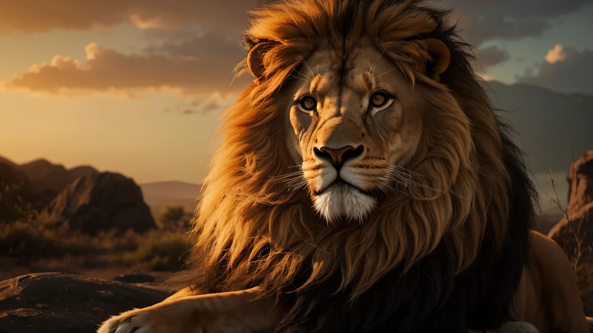 Lion, Divine Lion, naturais, Natureza, Natureza, Linda, renderizado, fotorrealista, UltraHD, 4k, texturasdetalhadas, thunders, sombras detalhadas, cores detalhadas, por do sol, sol se pondo, Sunset, Natureza Linda, Great Divine, por do sol, contraste detalhado, contraste realista, high resolution, cores detalhadas, fogo, eletricidade, divina criatura, 8k, Detailed Realistic, 16K, 8K, HD, contraste detalhado, contraste realista, high resolution, cores detalhadas, fogo, eletricidade, divina criatura, 8k, Detailed Realistic, Elegante, 