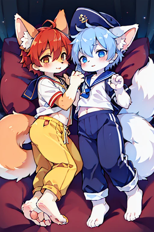 Red Panda Boy,Sailor suit