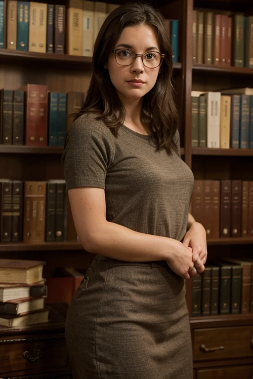 Characteristics: Emily is a librarian passionate about books and knowledge. She is intelligent, curiosa e determinada, always looking for answers to the mysteries he encounters.