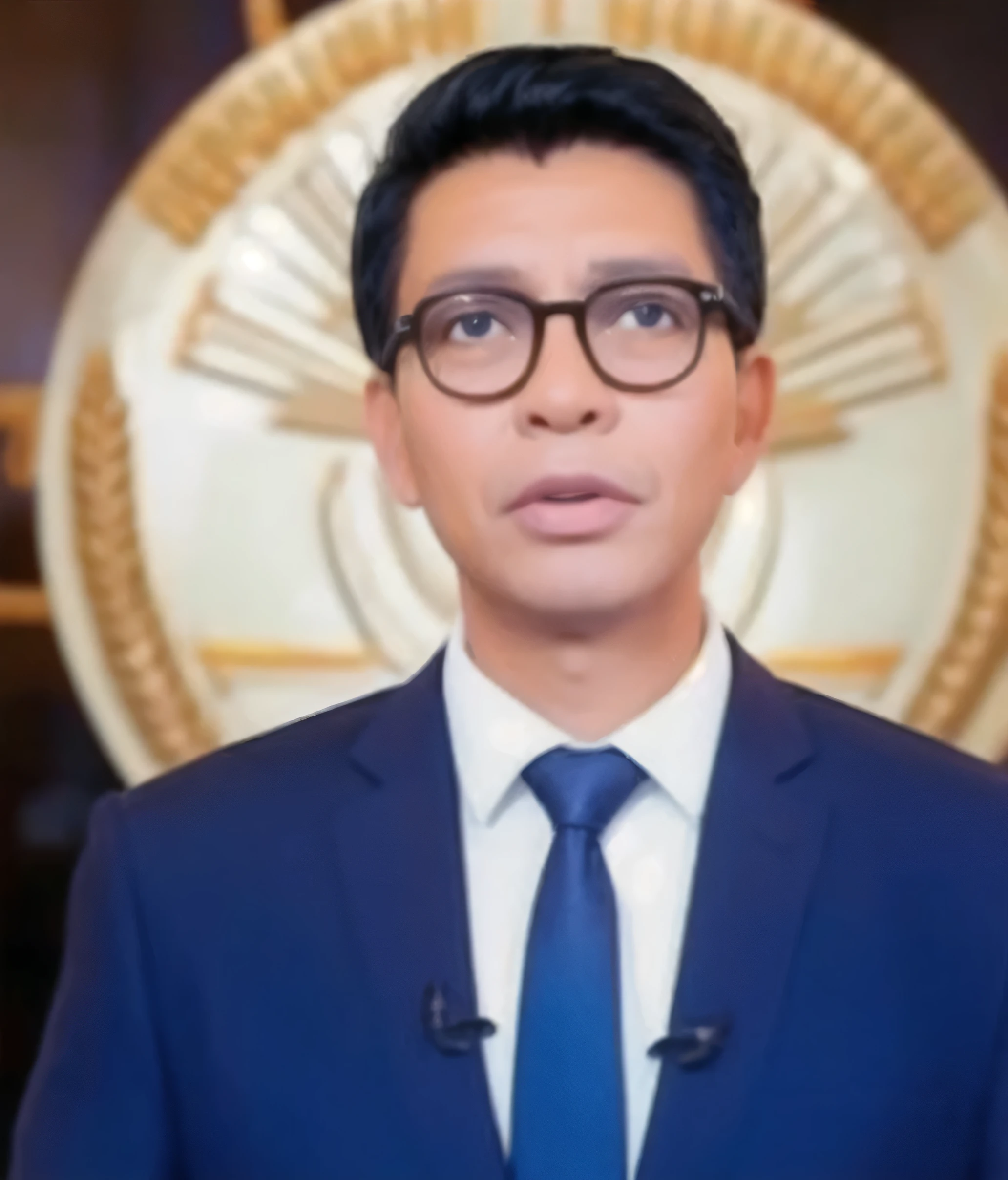 Hombre , presidente de Madagascar, she is 40 years old