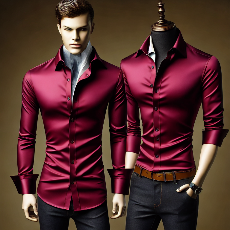 Camisa guinda 1.0