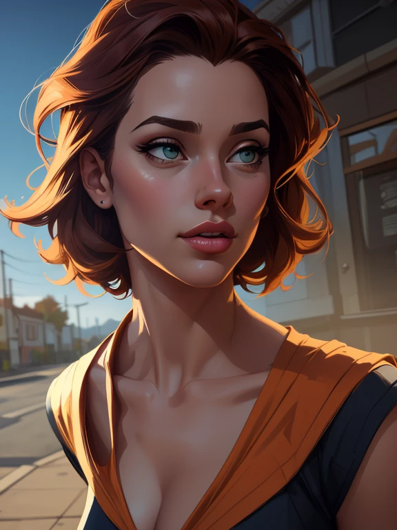 obra de arte, best Ella Purnellstyle Cartoon style digital illustration style artgermquality, (papel de parede extremamente detalhado da unidade CG 8k), (melhor qualidade), (best illustration), (melhor sombra), Ella Purnellstyle Cartoon style digital illustration style artgermabsurdos, Realistic lighting, (Abismo), lindo brilho detalhado, arte de PeterMohrBacher, actress Ella Purnellstyle Cartoon style digital illustration artgerm style