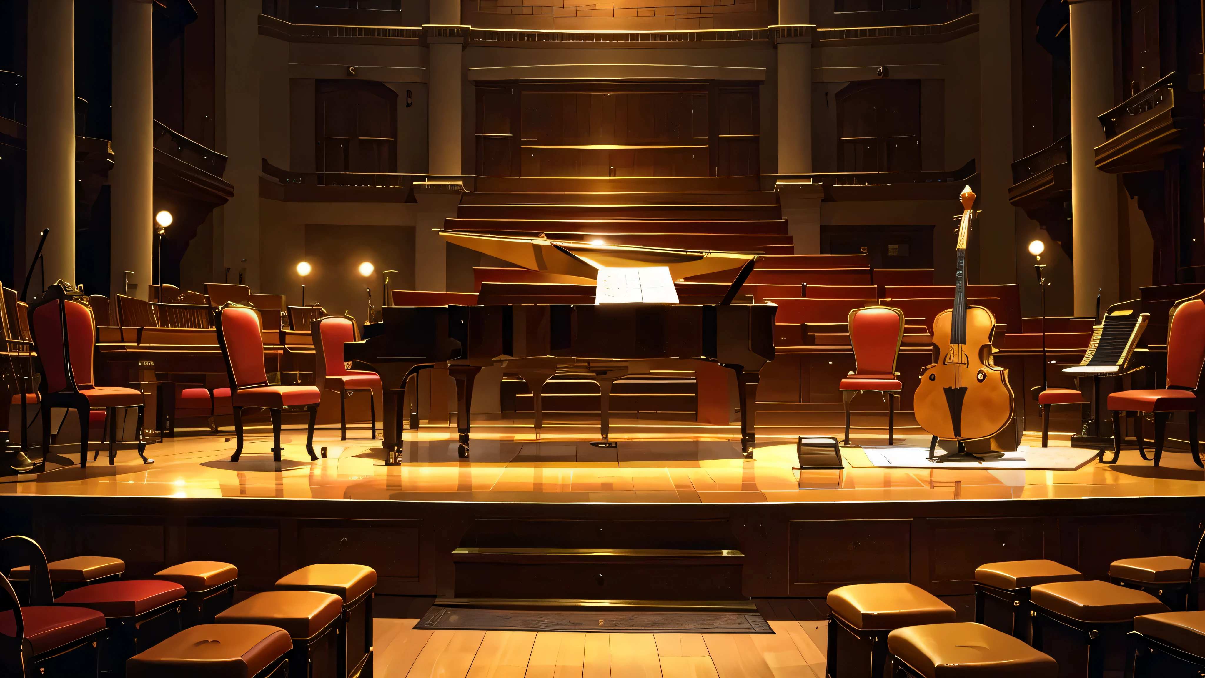 musical classic instruments, no people