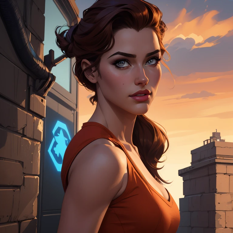 obra de arte, best Ella Purnellstyle Cartoon style digital illustration style artgermquality, (papel de parede extremamente detalhado da unidade CG 8k), (melhor qualidade), (best illustration), (melhor sombra), Ella Purnellstyle Cartoon style digital illustration style artgermabsurdos, Realistic lighting, (Abismo), lindo brilho detalhado, arte de PeterMohrBacher, actress Ella Purnellstyle Cartoon style digital illustration artgerm style