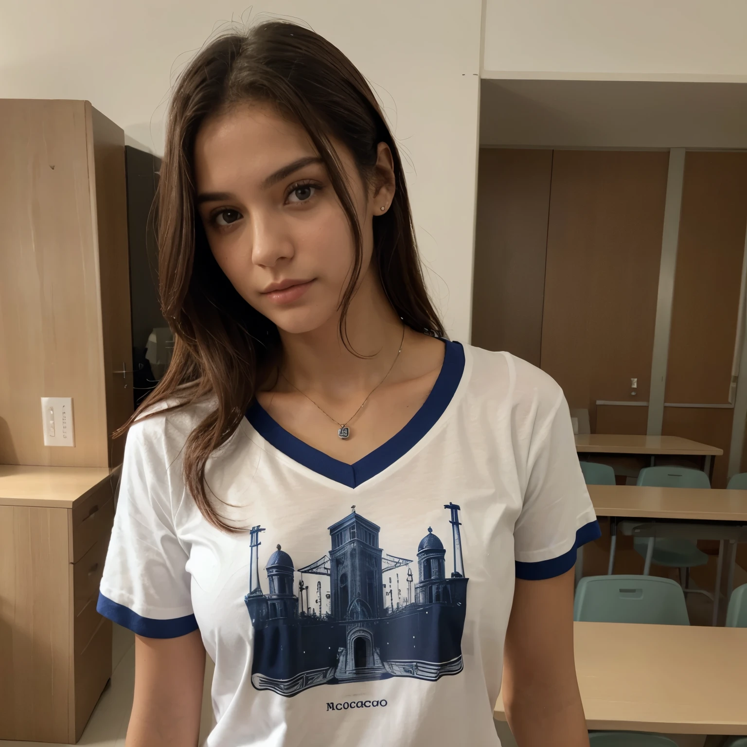 Modelo de camisa para interclasse (cor vinho) (detalhes brancos 