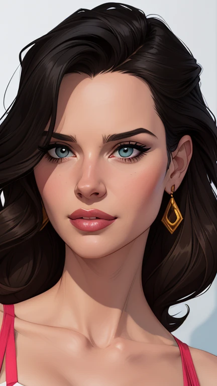 estilo de desenho animado:1.2), Geena Davis s Mulher brasileira desenho ART Artline mulher Imagem cartoon de uma mulher , roupas sensuais , garota super valente destemida , Ilustra??o estilo desenho animadocabelo preto ondulado, estilo de arte dos desenhos animados, estilo de arte dos desenhos animados, digital illustration style, design de personagens altamente detalhado, arte digital detalhada fofa, Fan art horror character design portrait, black curly hair digital illustration beautiful high quality portrait, arte em quadrinhos, retrato do design do personagem, Busty undressed and medium breasted cartoon style female character Geena Davis