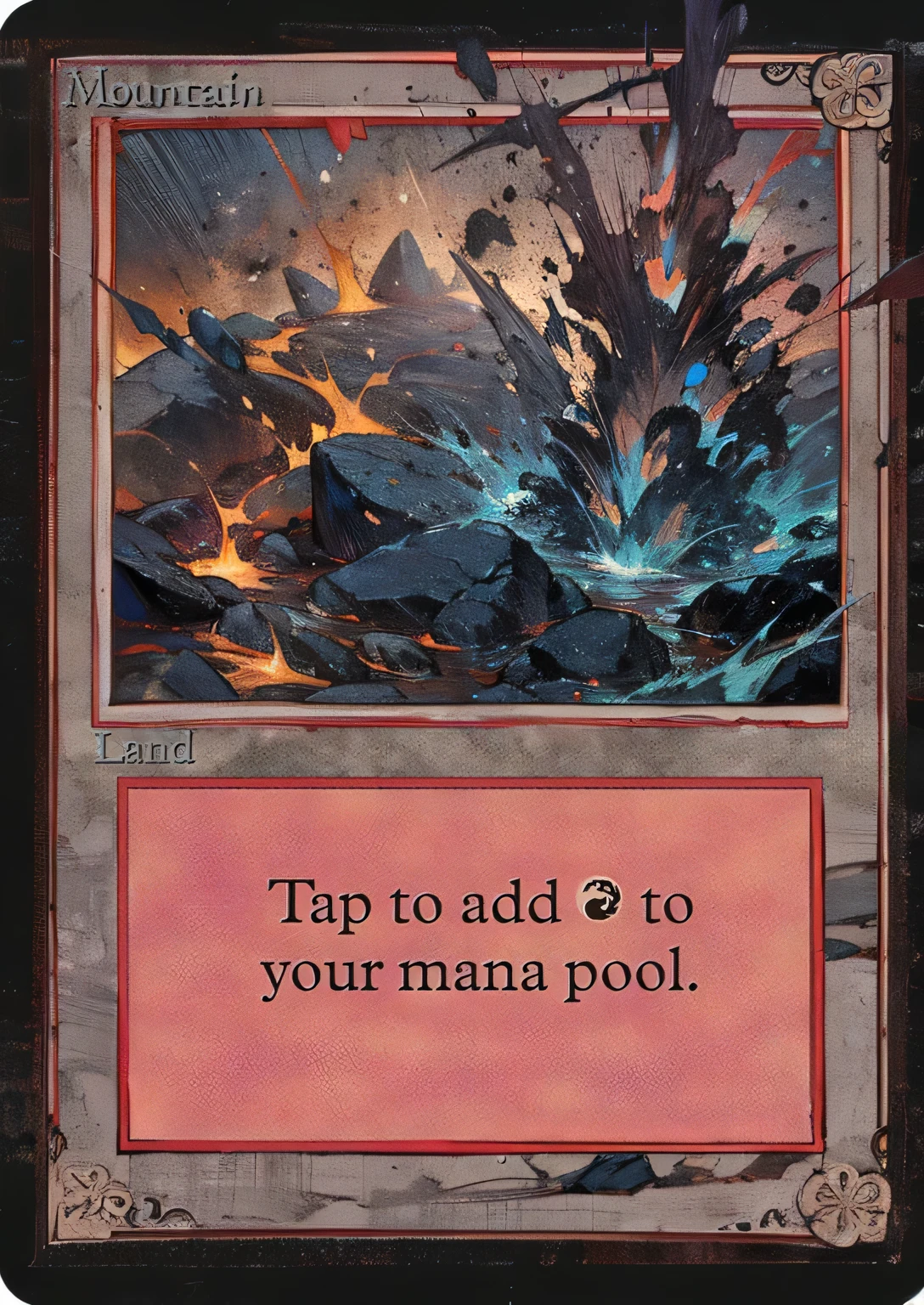 Magma border, faded