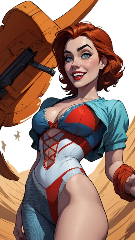 Female style Deborah Ann Woll beautiful breasts symmetrical medium breasts Fiona with war marks Cartoon image of a woman .Ilustra??o estilo desenho animado, estilo de arte dos desenhos animados, estilo de arte dos desenhos animados, digital illustration style, estilo atompunk design de personagens altamente detalhado, arte digital detalhada coragem, Forest Fan Art, Design de personagens de retrato, beautiful digital illustration, retrato de alta qualidade, Arte em quadrinhos, mulher jovem cabelo com transas lindas . Eyelined eyes Medium large bust and wonderful sexy clothes. image expression of sexual desire from waist to head illustration Queen Anne of Arendelle atompunk style Fallout 4 style pose playboy magazine a close-up of a woman sitting with a dragon cartoon of a woman .illustrationDeborah Ann Woll, huge boobs