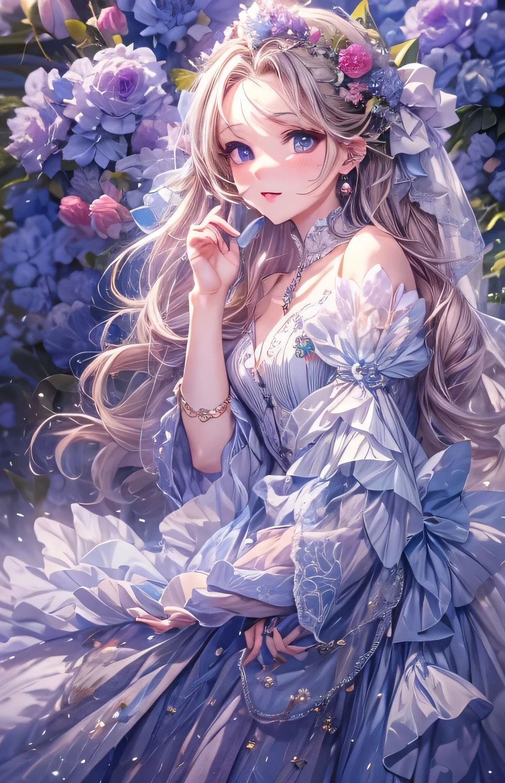 ((highest quality)),(Ultra-high resolution),(Super detailed new),(Detailed Description),((The best CG)),(A masterpiece),Ultra-detailed art,A wonderful new art form,(Art with precise detail:1.5), flower