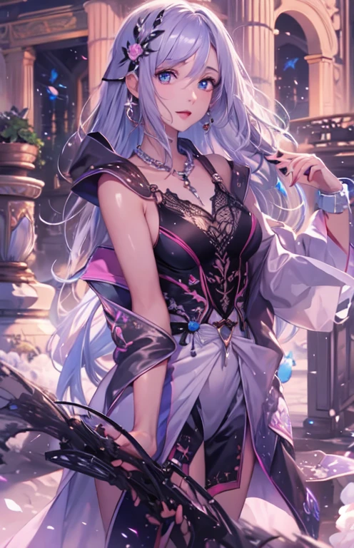 ((highest quality)), ((masterpiece)), (Get used to it), Perfect Face , beautiful girl , black ,